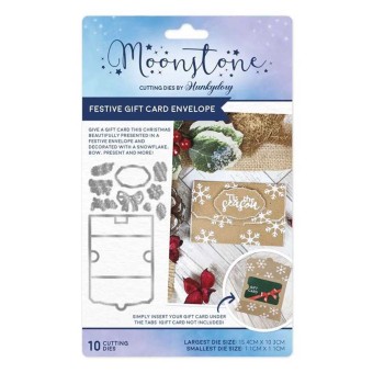 Festive Gift Card Envelope 10 Cutting Metal D