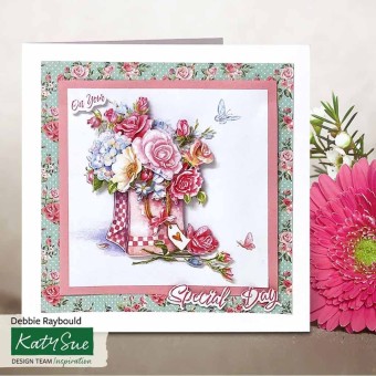 Filled With Flowers 3pk Die Cut 3d Decoupage 