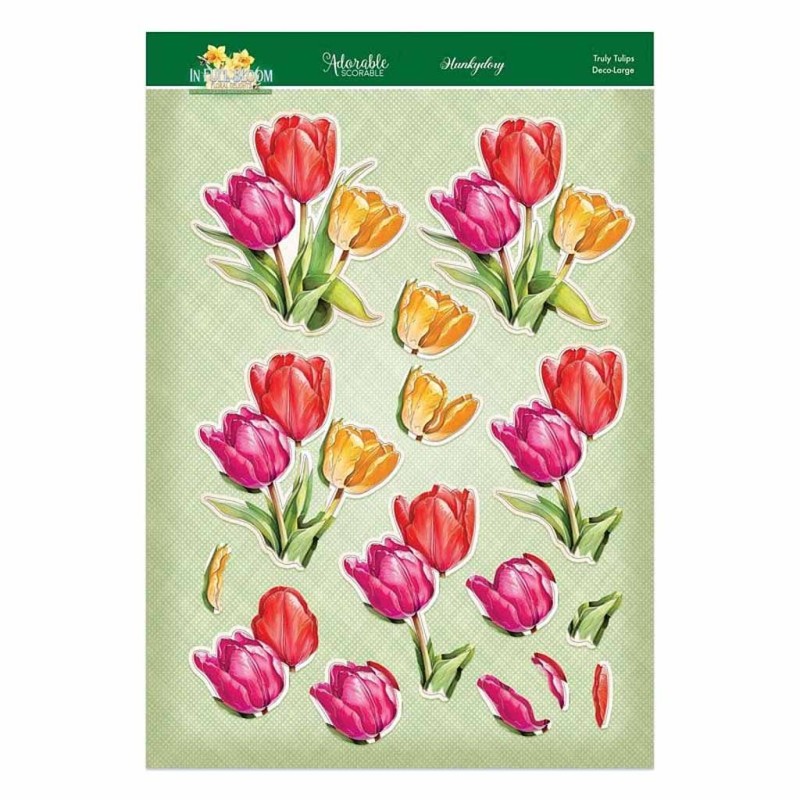 Truly Tulips In Full Bloom Flower Deco-Large 