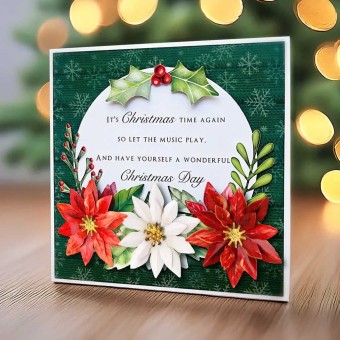 Flowers & Leaves Traditional Christmas Die Cu