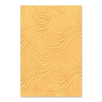 Flowing Waves 3d Sizzix Embossing Folder Pape