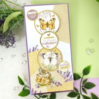 Forever Florals - Lavender A4 Mirri Card for 