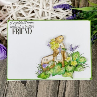 Garden Mouse Clear Rubber Stamps by Hunkydory