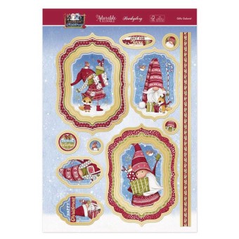 Gifts Galore! Christmas Gnomes Luxury Paper C