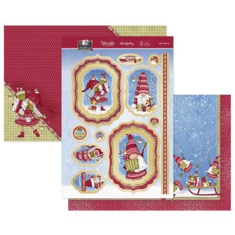 Gifts Galore! Christmas Gnomes Luxury Paper C