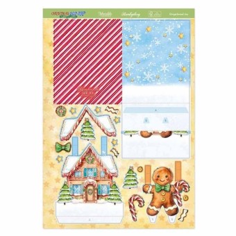 Gingerbread Joy Pop Up Stepper Card Paper Cra