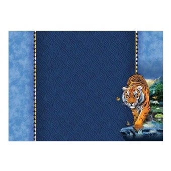 Go Get 'Em Tiger Die Cut 3d Decoupage Deco-La