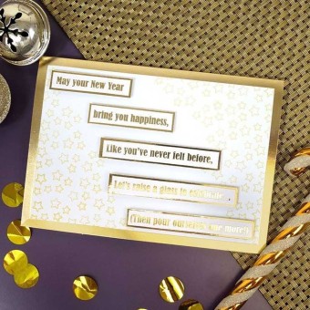 Gold & Silver Foiled Edge Card Blanks in Vari