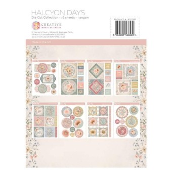 Halcyon Days Die Cut A4 Collection by The Pap