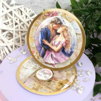 Happily Ever After Die Cut 3d Decoupage Sheet