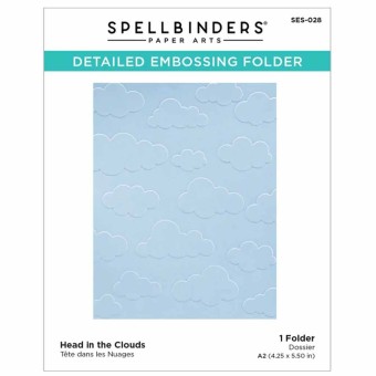 Head In The Clouds Detailed Embossing Folder 