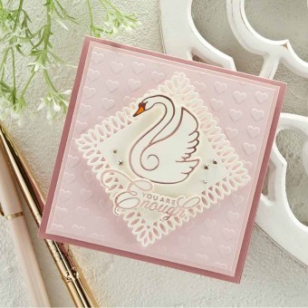 Heart and Soul Detailed Embossing Folder for 