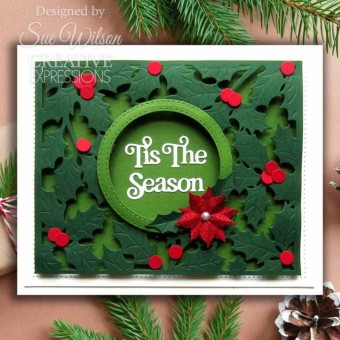 Holly Floating Frame Craft Die by Sue Wilson 