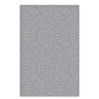 Holly Flourish Detailed Embossing Folder for 