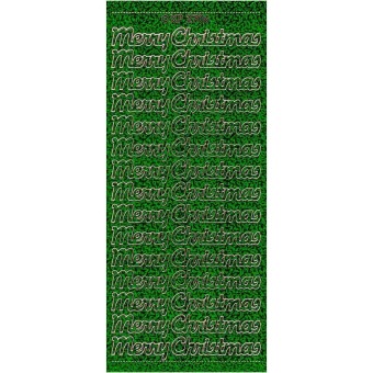 Holographic Merry Christmas Wording Paper Cra