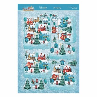 Home For Christmas Deco-Large Die Cut 3d Deco