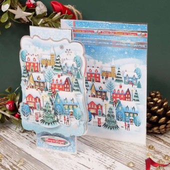 Home For Christmas Deco-Large Die Cut 3d Deco