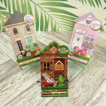 Home Sweet Home Die Cut Paper Craft Kit To Cr