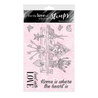 Homely Comforts Clear Rubber Stamps by Hunkyd