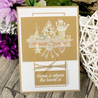 Homely Comforts Clear Rubber Stamps by Hunkyd