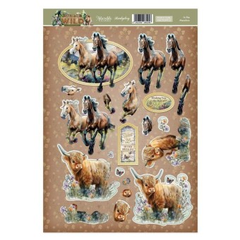 In The Meadow - Call of the Wild 3D Decoupage