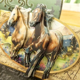 In The Meadow - Call of the Wild 3D Decoupage