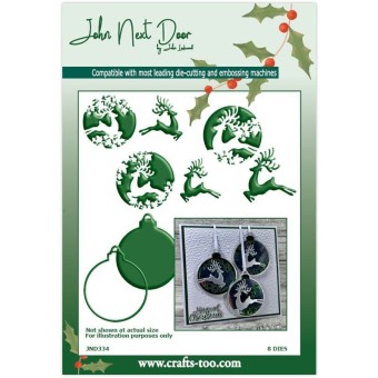 Jane's Baubles Christmas Decorations Metal Di