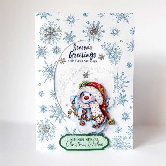 Jolly Snowmen & Birds 3pk Die Cut 3d Decoupag