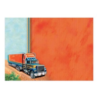 Keep On Truckin' Die Cut 3d Decoupage Craft P