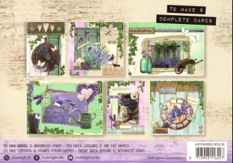 La Provence 3d Die Cut Decoupage A5 Block  By