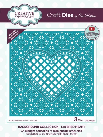 Layered Heart - Background Collection Craft D