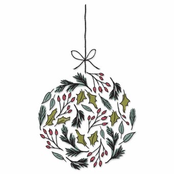 Leafy Ornament Layered Clear Rubber Stamp By 