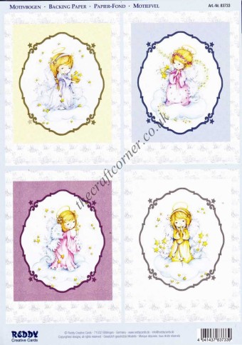 Little Angels Die Cut 3d Decoupage Double Pac