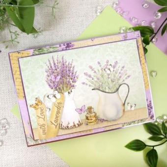 Little Book of Lavender Paper Crafts Toppers 