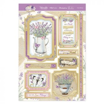 Love Always Lavender Die Cut Luxury Toppers f