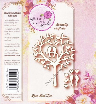 Love Bird Tree Speciality Craft Die By Wild R