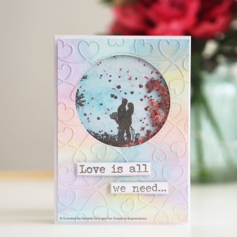 Love Is In The Air Unmounted Rubber Stamp for