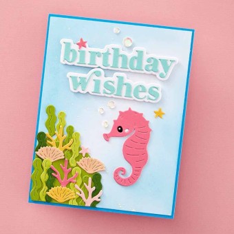 Luna The Seahorse 6 Metal Craft Dies by Spell