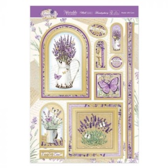 Made With Care Lavender Die Cut Luxury Topper