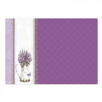 Made With Care Lavender Die Cut Luxury Topper