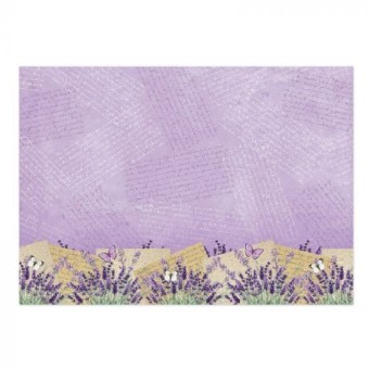 Made With Care Lavender Die Cut Luxury Topper