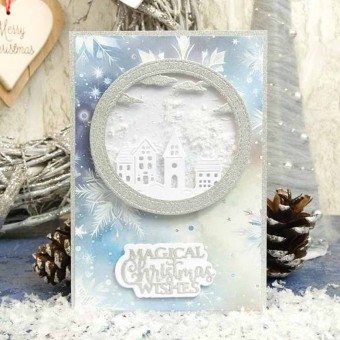 Magical Christmas Town Paper Craft Cutting Di