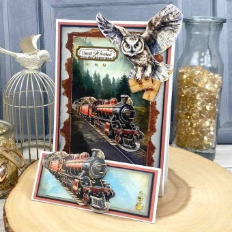 Magical Journeys Die Cut 3d Decoupage Sheet