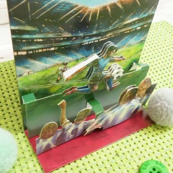 Man Of The Match Football Pop Up Stepper Card