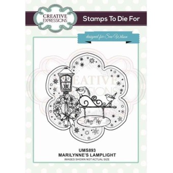 Marilynne's Lamplight Umounted Rubber Stamp f