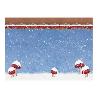 Merry & Bright Christmas Gnomes Luxury Paper 