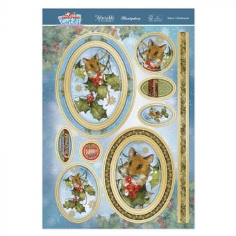 Merry Christmouse Luxury Topper Paper Craft S