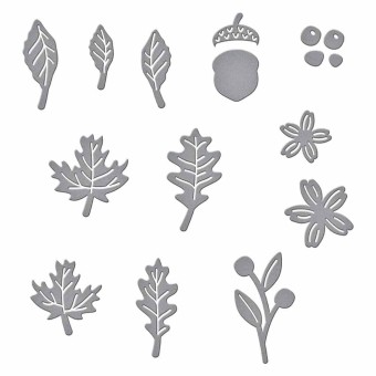 Mini Autumn Blooms 6  Metal Craft Dies by Spe