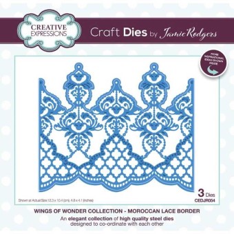 Moroccan Lace Border - Wings of Wonder Paper 