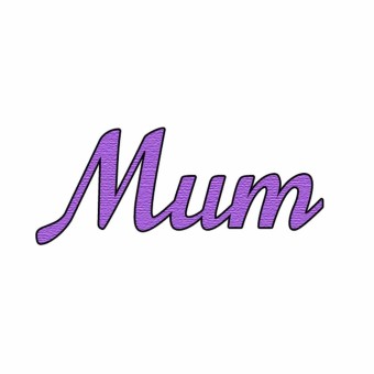 Mum Sentiment Metal Craft Die for Paper Craft